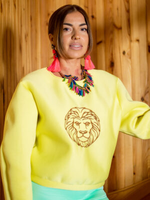 Neoprenowa bluza haft TYGRYS PIANKA