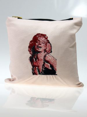 Kosmetyczka haftowana ŻAKARDOWA MARYLIN MONROE