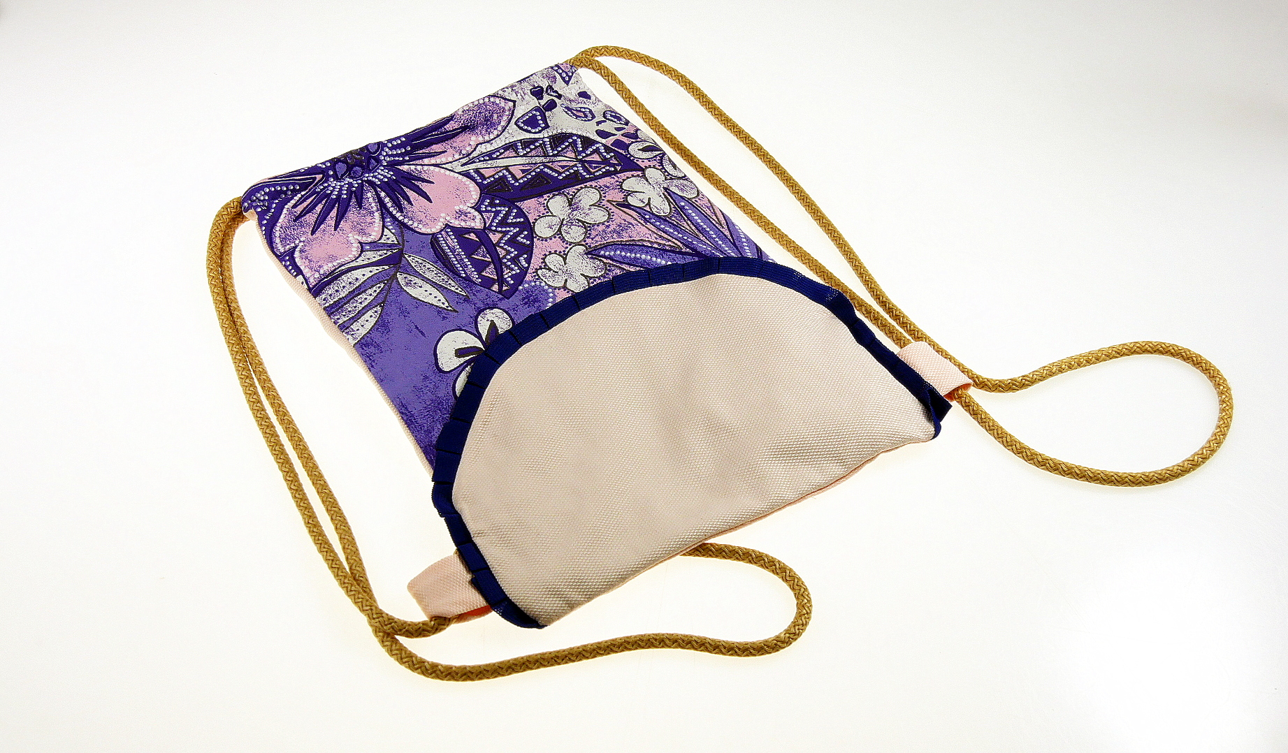 Plecak Shopper bag - KOMIKS KWIATY boho - obrazek 15