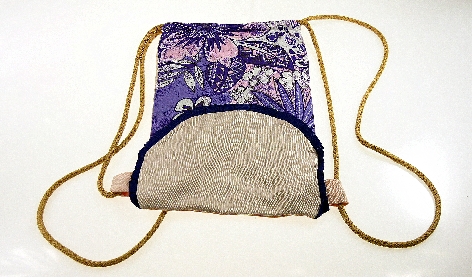 Plecak Shopper bag - KOMIKS KWIATY boho - obrazek 16
