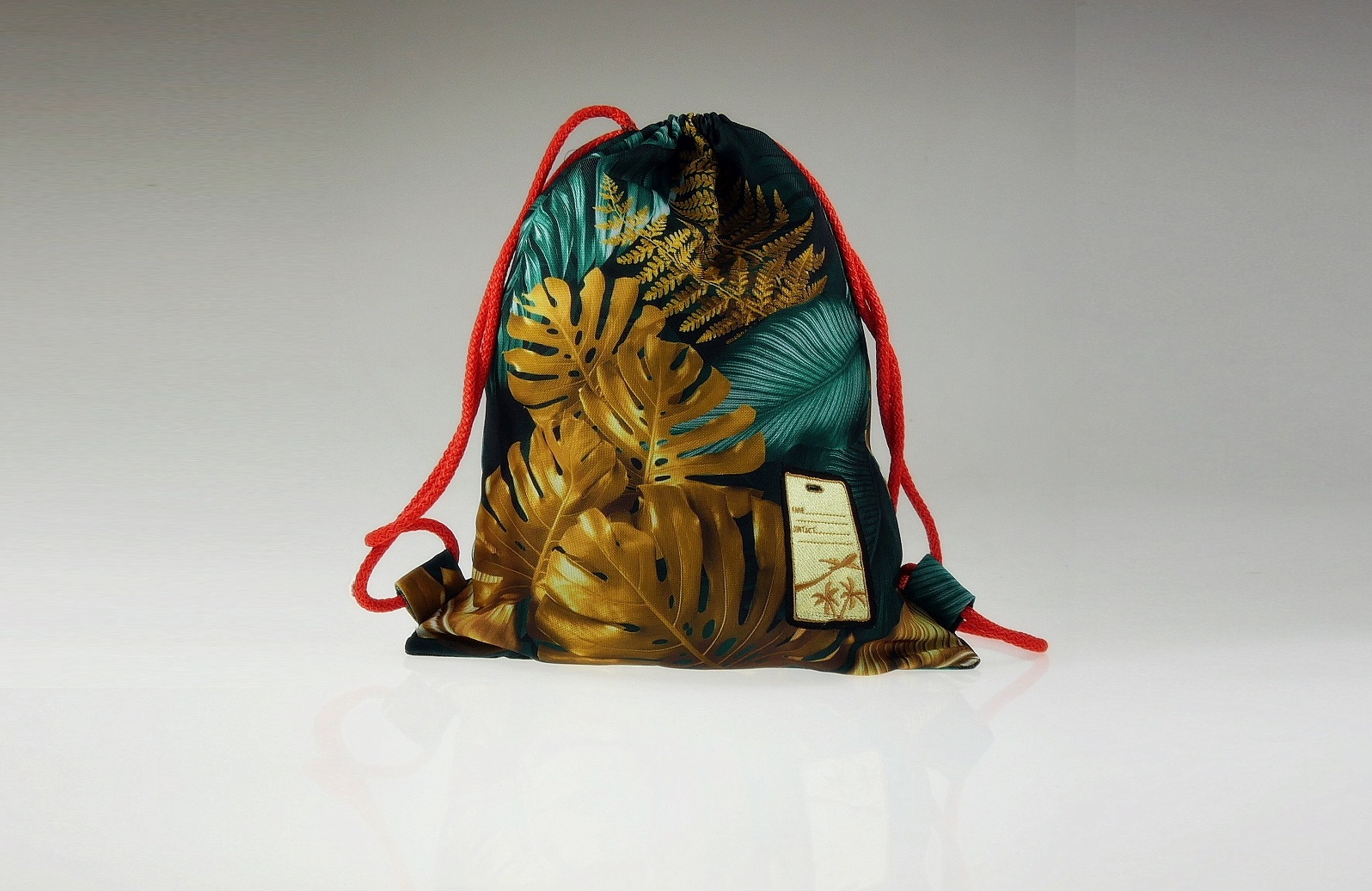 Plecak BAG TRAVEL liście MONSTERA Worek typu SHOPPER Zielony - obrazek 20