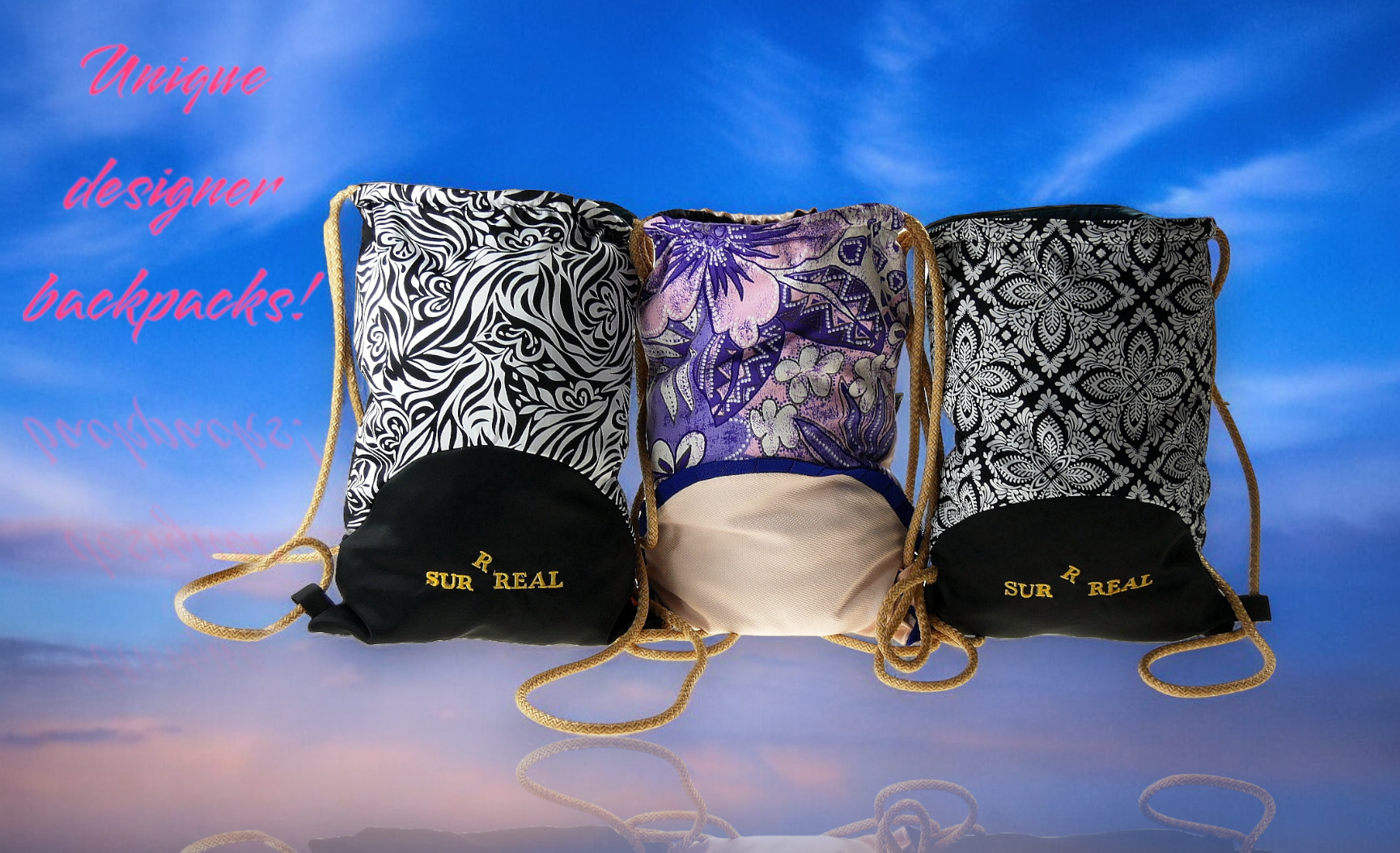 Plecak elegancki wzorzysty worek print KWIATY Paisley SHOPPER BAG - obrazek 13