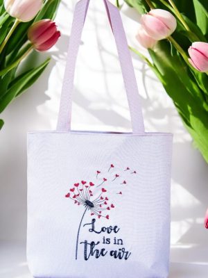 Haftowana torebka Shopper Bag – Love is in the air